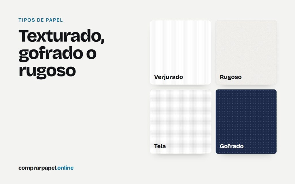 Texturado, gofrado o rugoso: cómo se hace cada textura y cómo se imprime